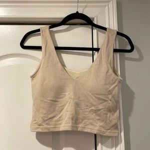 Knit Tank with Built-In Bra